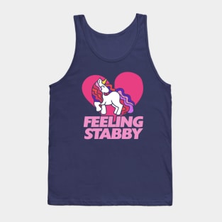 Feeling stabby Unicorn Tank Top